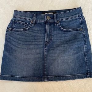 Express denim skirt